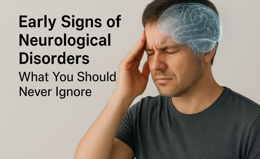 Early signs of neurological disorders