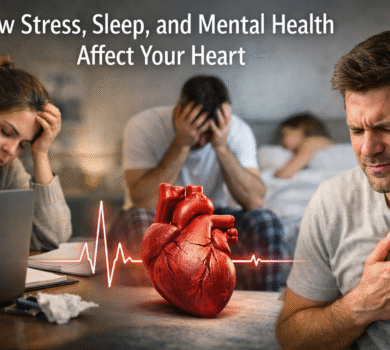 stress sleep mental health heart health