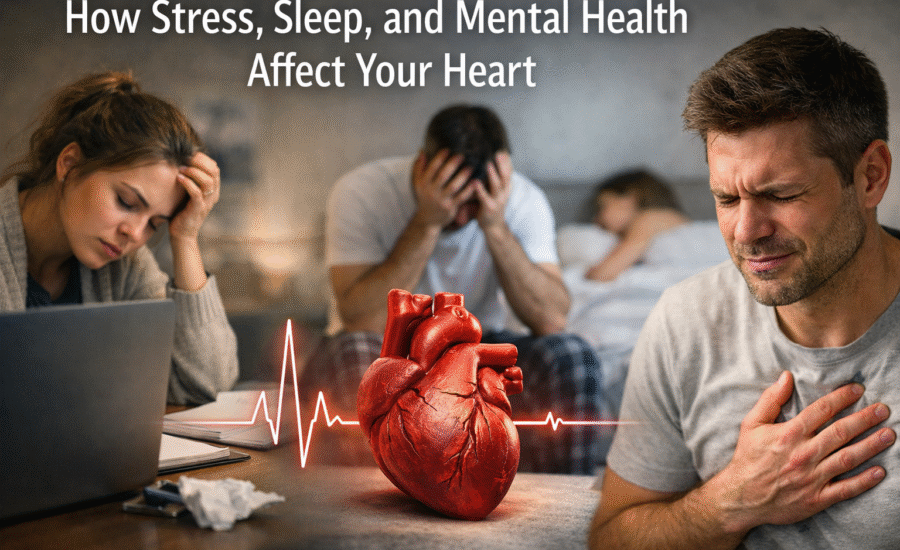 stress sleep mental health heart health